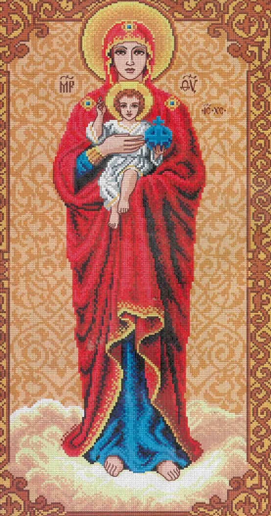 Образ Валаамской Пр.Богородицы (набор для вышивания крестом) Искусница прочие