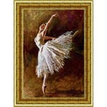 9840 Балерина Схема для вышивания бисером 29*39