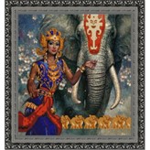 9741 Индийский слон Схема для вышивания 40*40