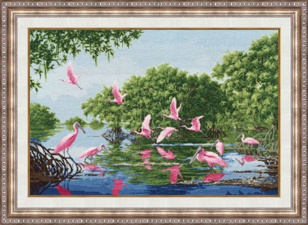 Розовые пеликаны 