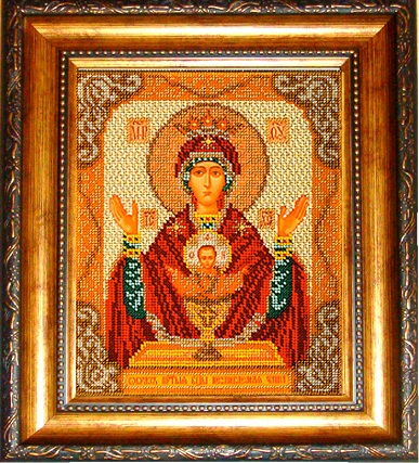 Рамка №19 Богородица Неупиваемая чаша 19,8х24 см.