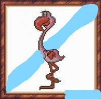 Фламинго (набор для вышивания крестом) Искусница Маленькие