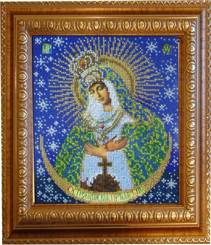 Рамка №15 Острабрамская Богородица 19,2 х 23,3 см. 