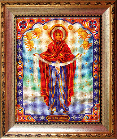Рамка №28 Богородица Покрова 20,2х24,8 см.