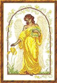 Дева- Ангел (набор для вышивания крестом) Искусница прочие