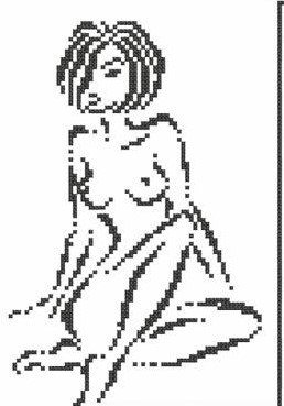 Графика Девушка (набор для вышивания крестом) Искусница прочие