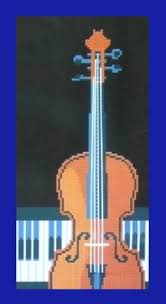 Скрипка (набор для вышивания крестом) Искусница прочие