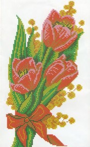 (Б) Красные тюльпаны 