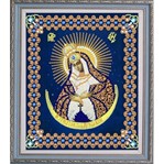 7110 Богородица Остробрамская рисунок на ткани