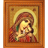 9243 Богородица Вифлиемская Рисунок на ткани 20*25