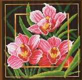  Цветок. Орхидея (набор для вышивания крестом) Искусница Большие
